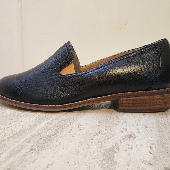 Earth Womens Edna Round Toe C Black Leather 7.5W - A046 - Picture 4 of 10